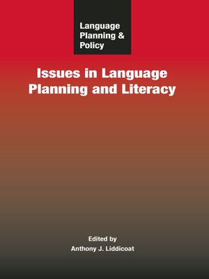 cover image of Language Planning and Policy
